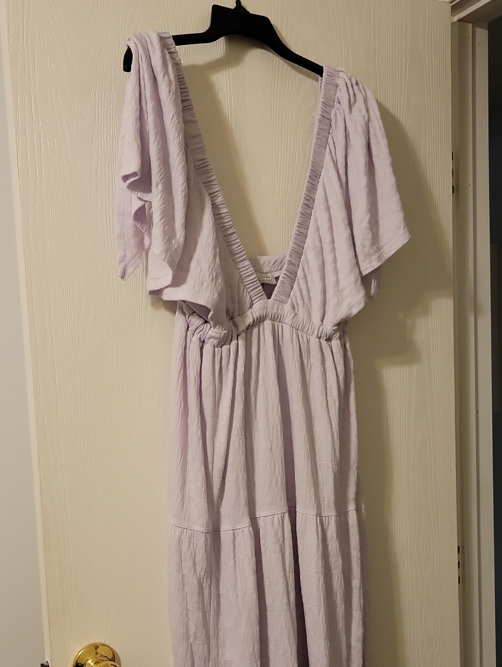 Free People Beach Lavender V-Neck Maxi Dress